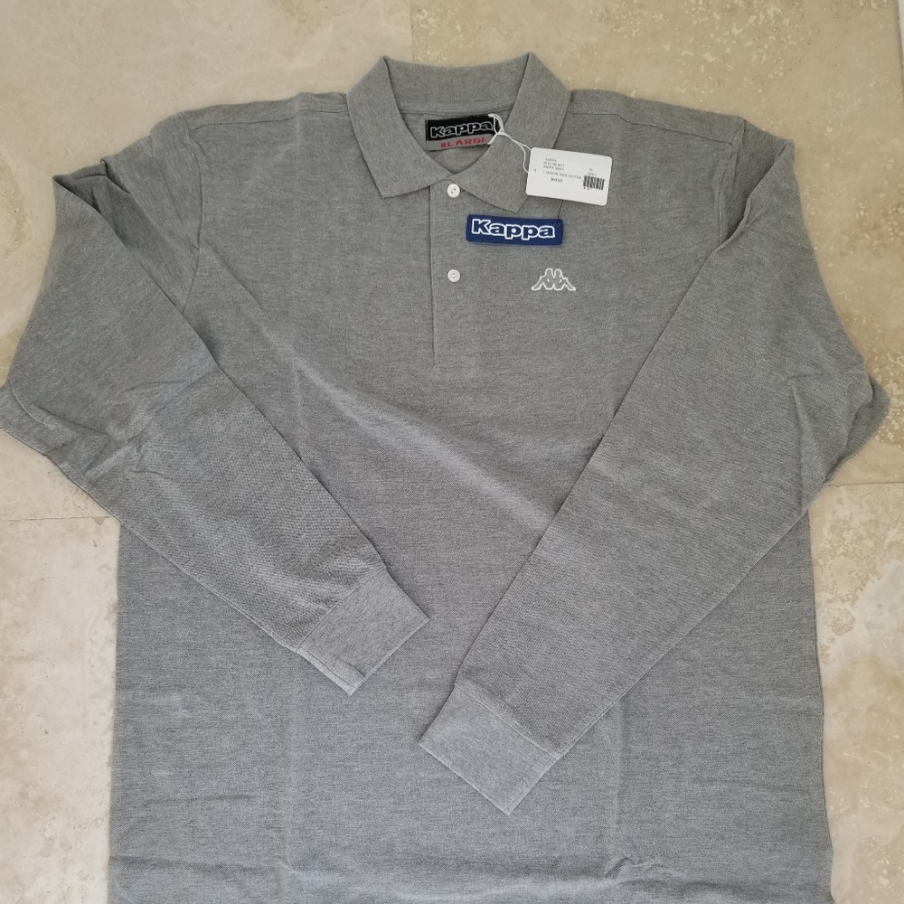 KAPPA BIG&TALL LONG SLEVE POLO XL OR XXL NWT